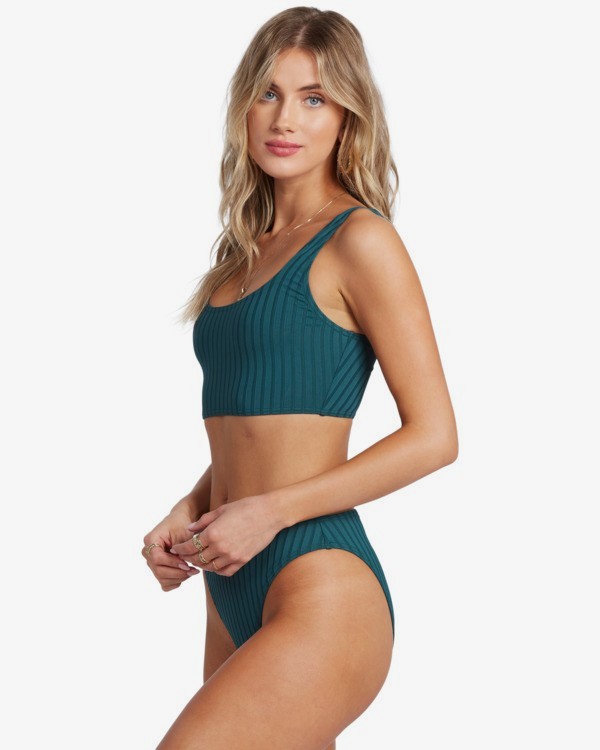 1 SUNNY RIB CROP TANK Verde V3ST19BIMU Billabong