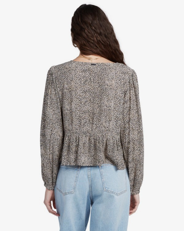 1 After Dark - Langarm-Bluse für Frauen  V3TP08BIW0 Billabong