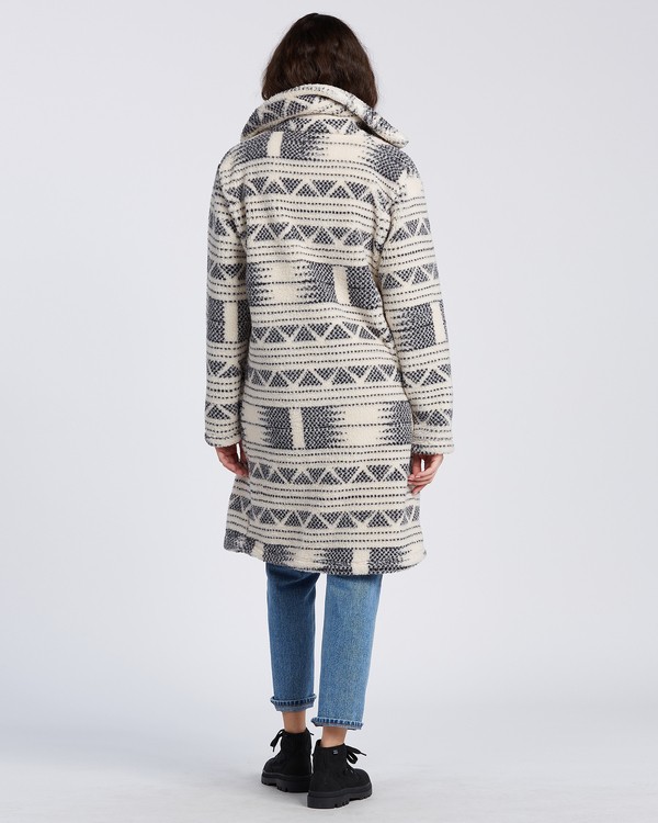 5 Montreal - Chaqueta polar larga  para Mujer Blanco V3WA06BIW0 Billabong