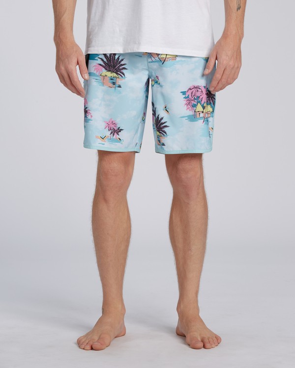 6 73 Line Up Pro - Boardshorts für Männer Grün W1BS81BIP1 Billabong