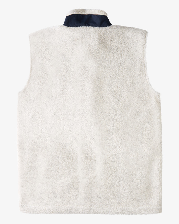 7 Adventure Division Canyon - Sleeveless Sherpa Body Warmer for Men  W1FL29BIP1 Billabong
