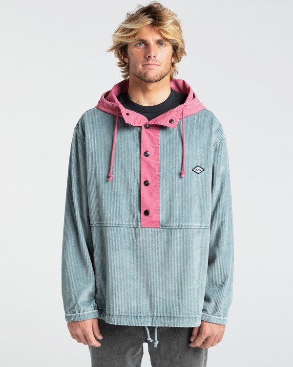 0 Bad Dog - Anorak en velours côtelé pour Homme Bleu W1JK02BIP1 Billabong