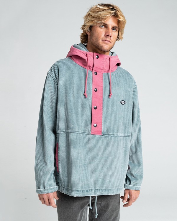 1 Bad Dog - Kord-Anorak für Männer Blau W1JK02BIP1 Billabong