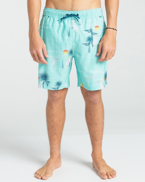 2 Sundays Stretch Layback 16" - Boardshorts für Männer Grün W1LB04BIP1 Billabong
