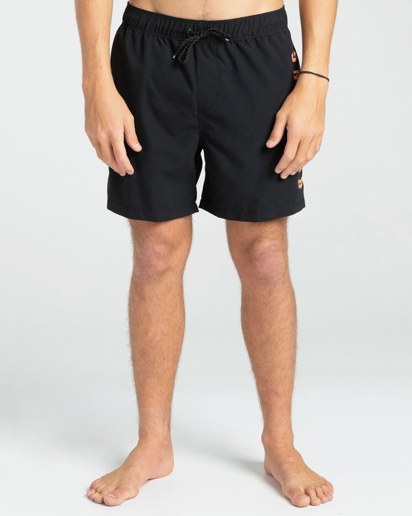 0 All Day Heritage Layback 16" - Schwimmshorts für Männer Schwarz W1LB13BIP1 Billabong
