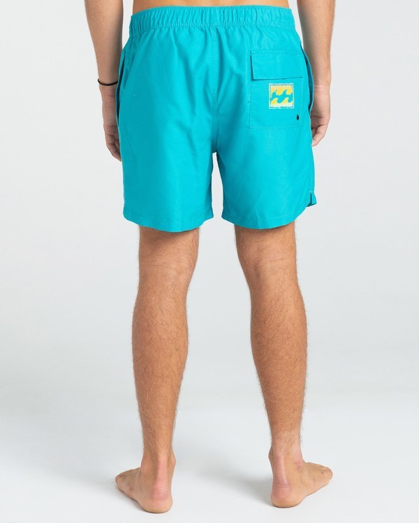 4 All Day Heritage Layback 16" - Zwembroek voor Heren Blue W1LB13BIP1 Billabong