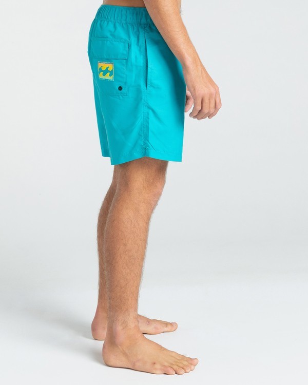 2 All Day Heritage Layback 16" - Zwembroek voor Heren Blue W1LB13BIP1 Billabong