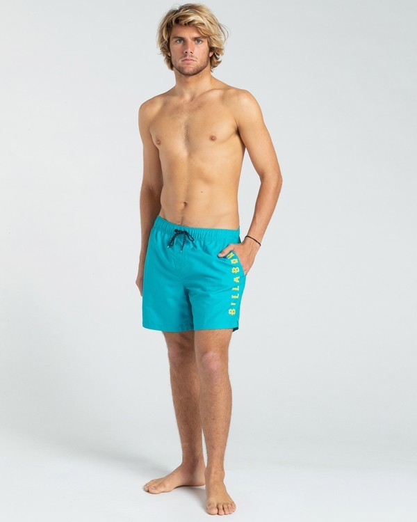 3 All Day Heritage Layback 16" - Zwembroek voor Heren Blue W1LB13BIP1 Billabong