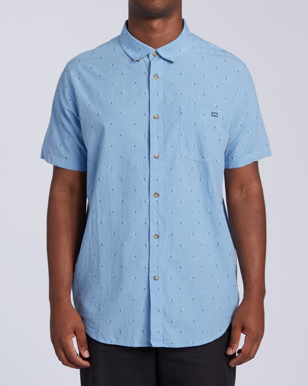 0 All Day Jacquard - T-Shirt für Männer Blau W1SH24BIP1 Billabong
