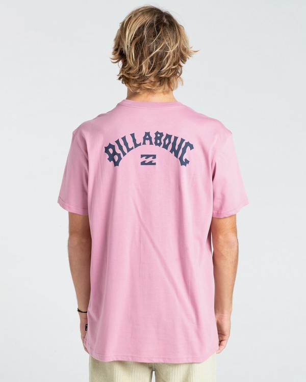 1 Arch Wave - T-shirt pour Homme Rose W1SS08BIP1 Billabong