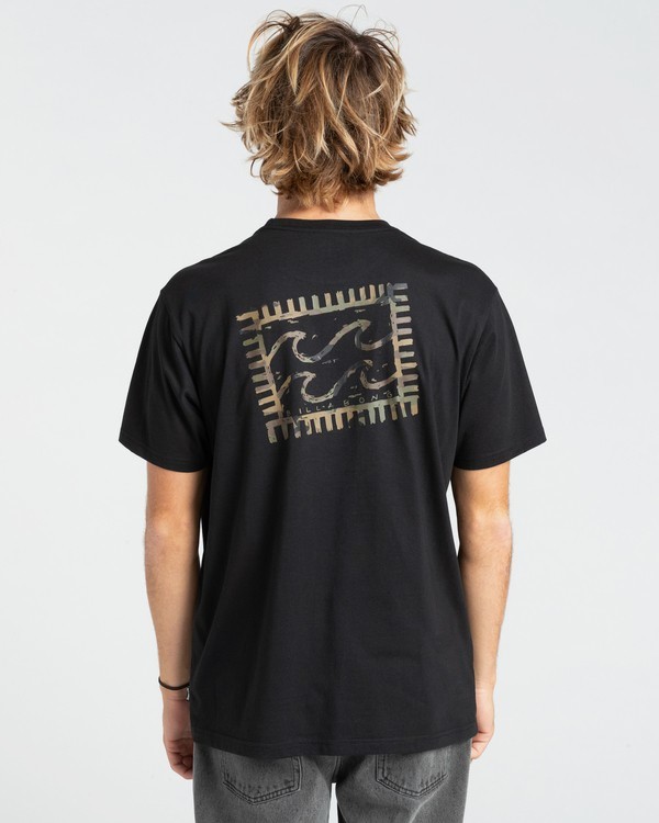 1 Crayon Wave - Camiseta para Hombre  W1SS48BIP1 Billabong