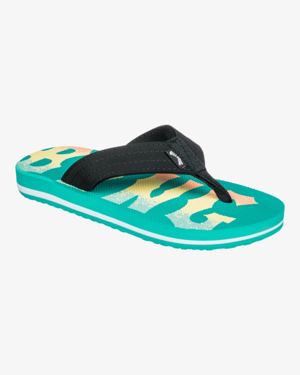 0 All Day Theme - Chanclas para Chicos Verde W2FF03BIP1 Billabong