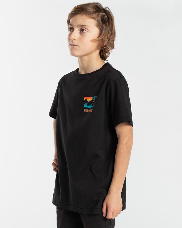 3 BBTV - Camiseta para Chicos Negro W2SS36BIP1 Billabong