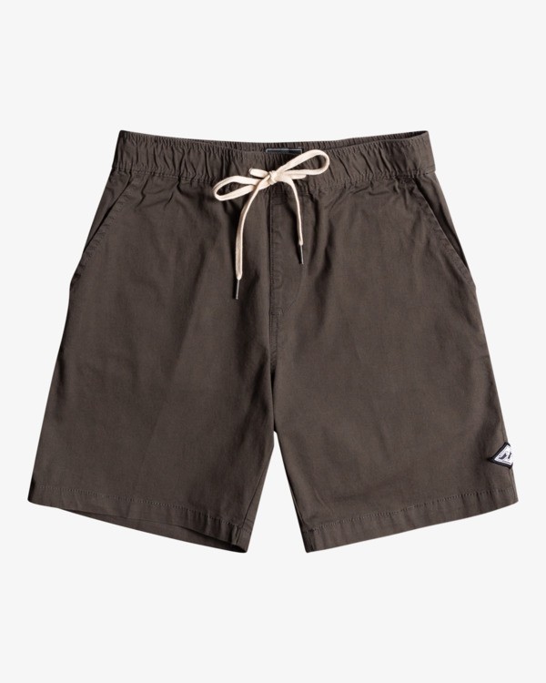 0 Layback Solid 15" - Elastische Short voor Jongens Black W2WK20BIP1 Billabong