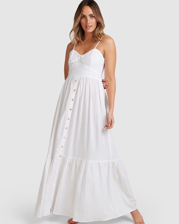 5 Franca - Robe longue pour Femme Blanc W3DR54BIP1 Billabong