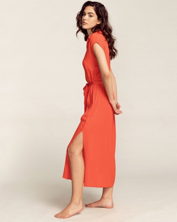 Little Flirt Buttoned Dress for Women Billabong