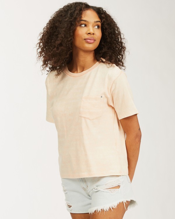 3 Beach Stripes - Boyfriend T-Shirt for Women  W3KT40BIP1 Billabong
