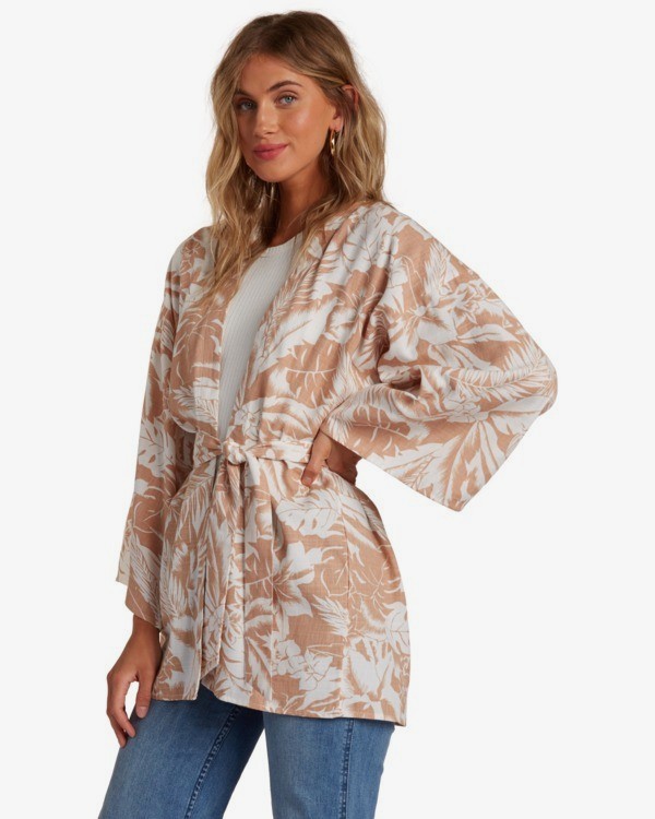 1 Sweet Summer - Kimono léger pour Femme Beige W3OS18BIP1 Billabong