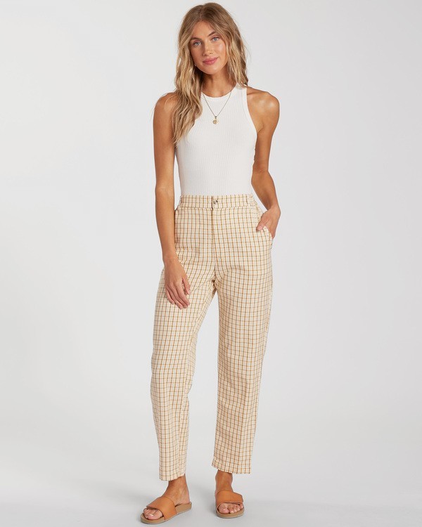 1 Checkmate - Pantalón de talle alto para Mujer  W3PT20BIP1 Billabong