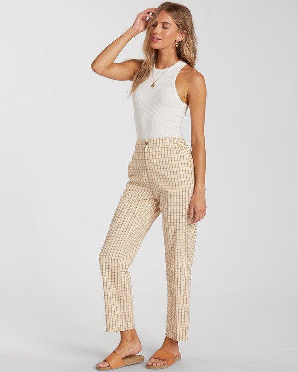 2 Checkmate - Pantalón de talle alto para Mujer  W3PT20BIP1 Billabong