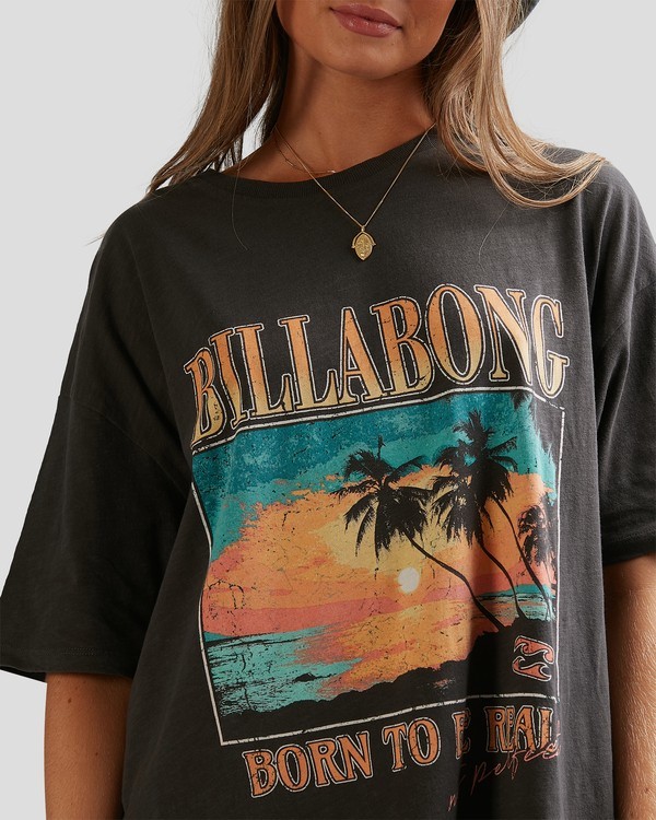 8 Born To Be - Oversized T-Shirt for Women  W3SS53BIP1 Billabong