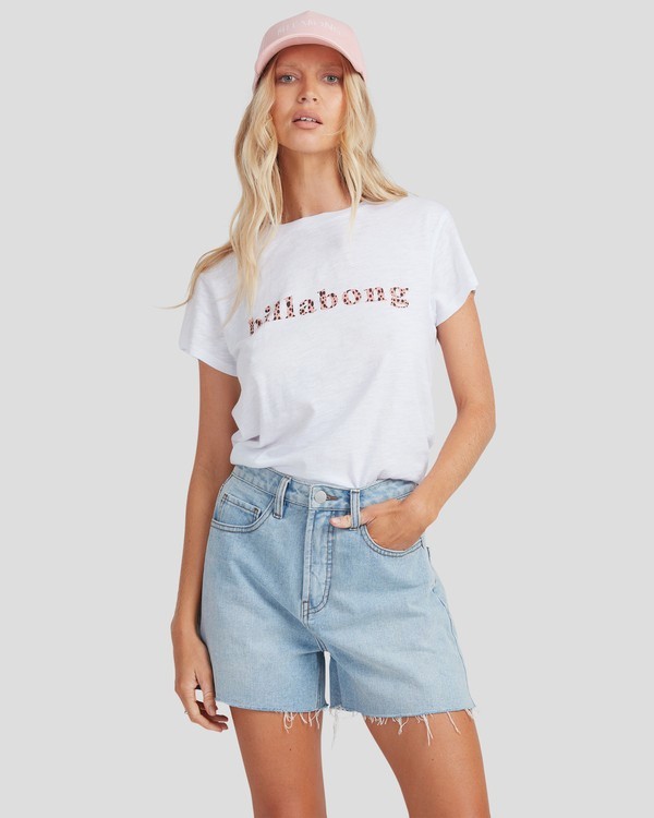 2 Billabong - T-Shirt für Frauen Weiss W3SS58BIP1 Billabong