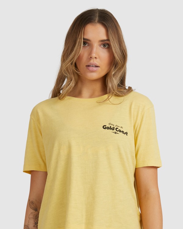 3 G'Day Gold Coast - Cropped T-Shirt for Women  W3SS62BIP1 Billabong