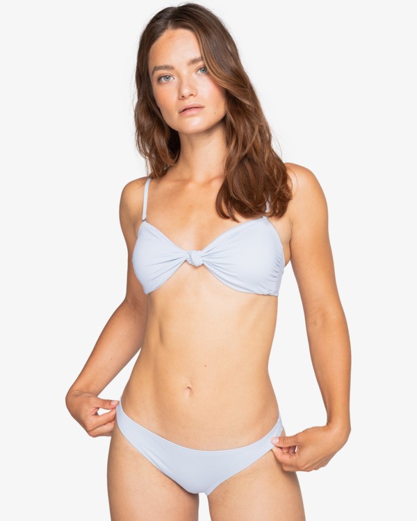 0 Sol Searcher Knotted Bandeau - Bikini Top for Women White W3ST05BIP1 Billabong