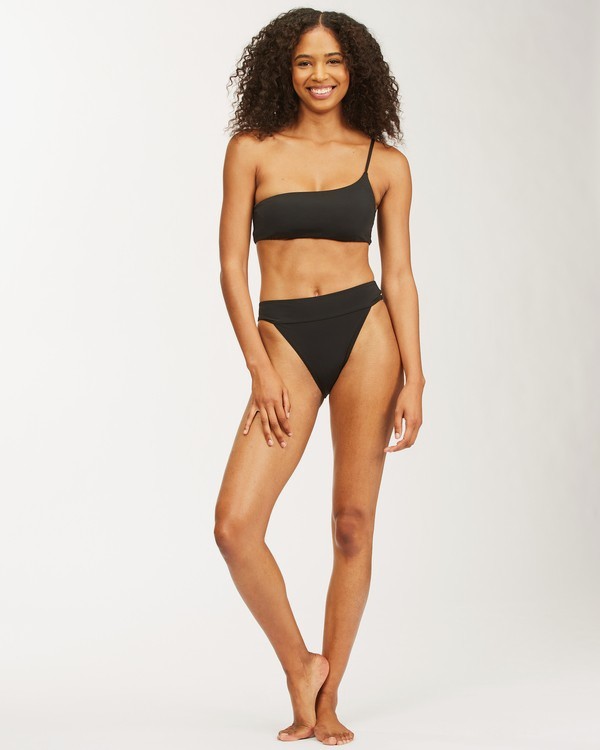 2 Sol Searcher - One Shoulder Bikini Top for Women Preto W3ST1ABIP1 Billabong
