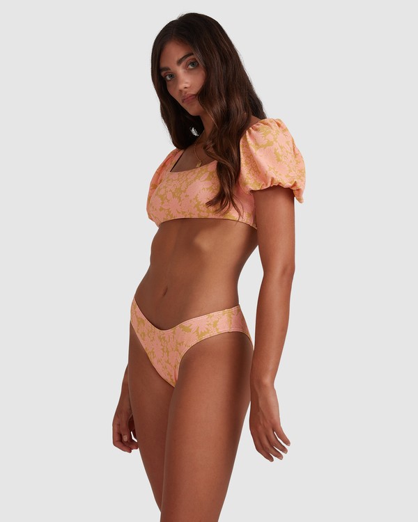 Firefly Yuna Reggiseno Bikini Donna: Denim AOP, 40C, Asciugatura Rapida, Imbottiture Rimovibili