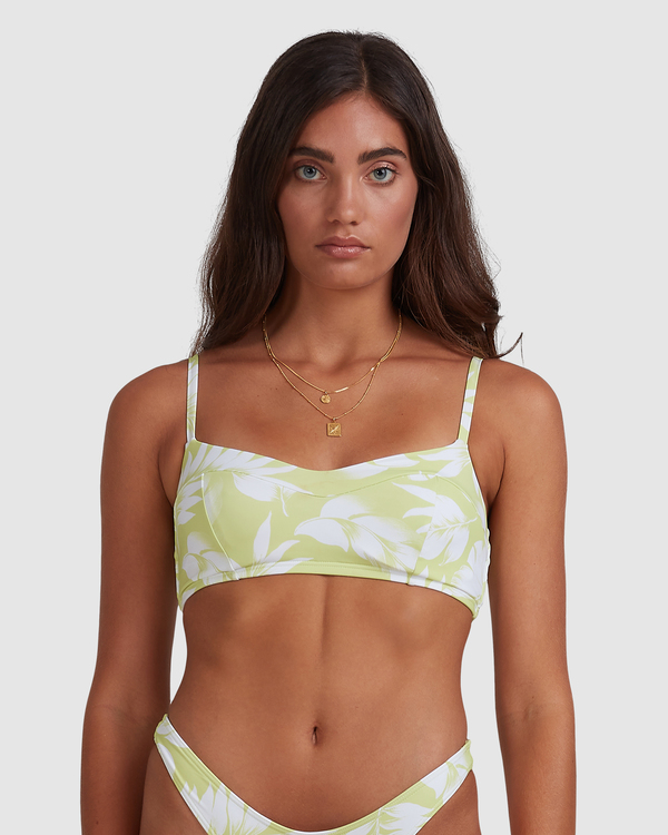 4 Sun Drenched Vintage - Top de bikini bralette para Mujer Verde W3ST90BIP1 Billabong