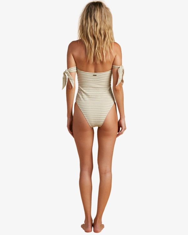 2 Salty Blonde Meet Your Matcha - Recycled One-Piece Swimsuit for Women Beige W3SW19BIP1 Billabong