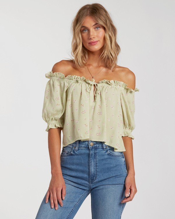 1 Sunny Skies - Top a maniche corte da Donna  W3TP17BIP1 Billabong