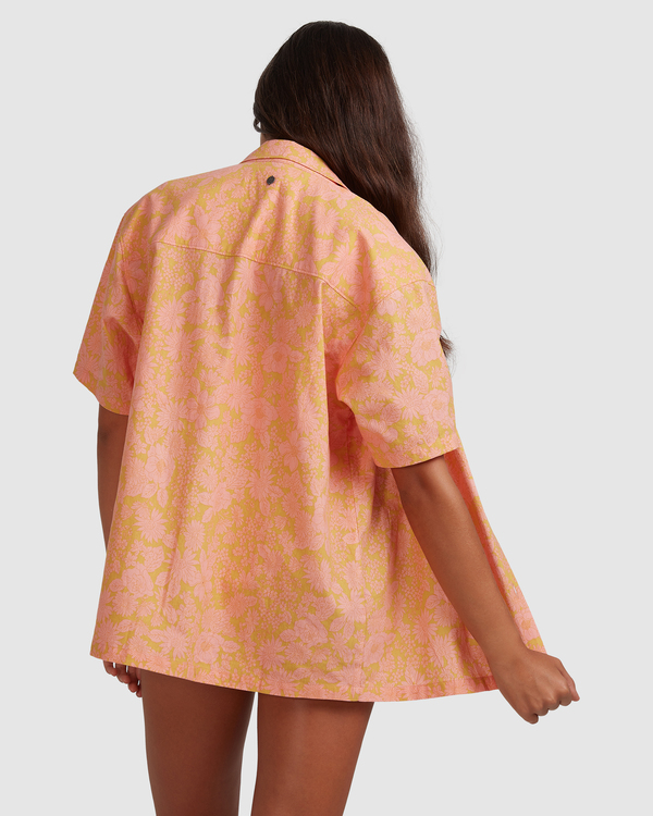 2 Summer Sun Button Thru - Camisa de manga curta oversized para Mulher  W3TP27BIP1 Billabong