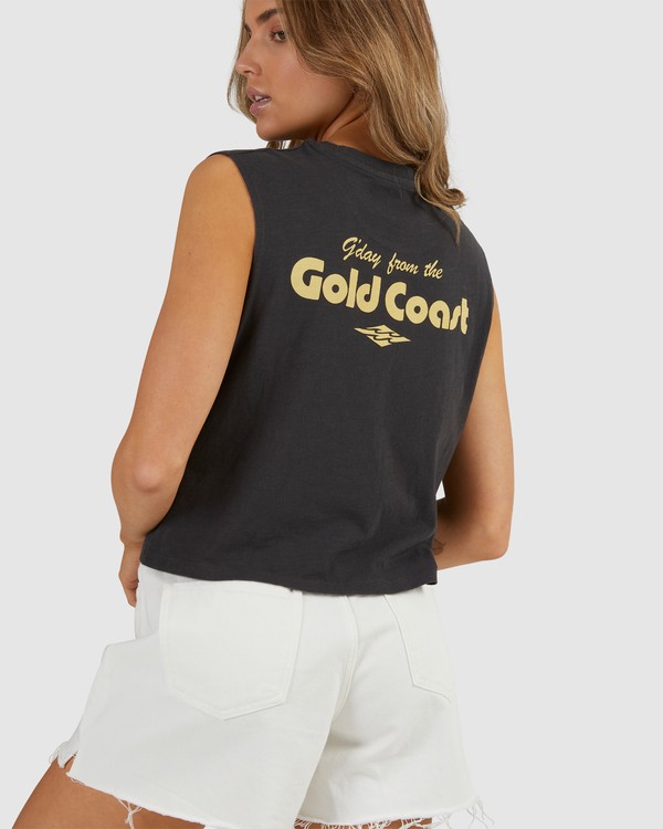 4 G'Day Gold Coast - Top Crop sin Mangas para Mujer  W3TT21BIP1 Billabong