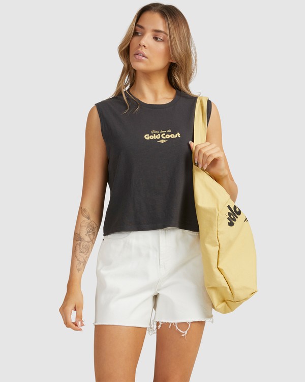 0 G'Day Gold Coast - Top Crop sin Mangas para Mujer  W3TT21BIP1 Billabong