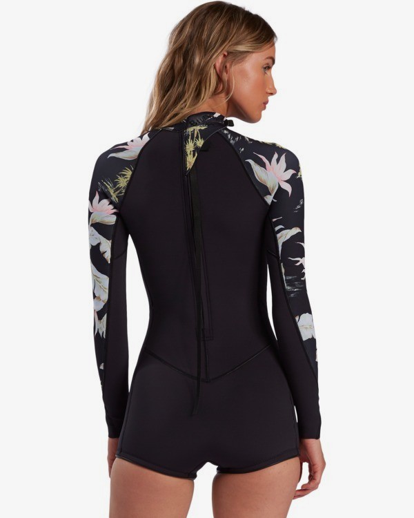 1 Surf Capsule Spring Fever - Long Sleeve Springsuit for Women Black W42G54BIP1 Billabong