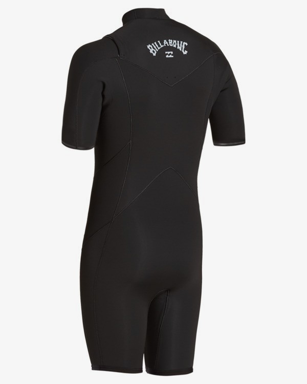 3 2/2mm Absolute - Muta estiva con zip sul petto da Uomo Black W42M63BIP1 Billabong
