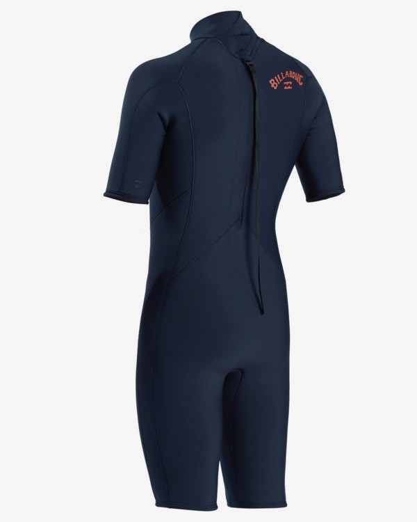 1 2/2mm Absolute - Kurzärmliger Springsuit mit Reißverschluss am Rücken für Männer Bunt W42M72BIP1 Billabong