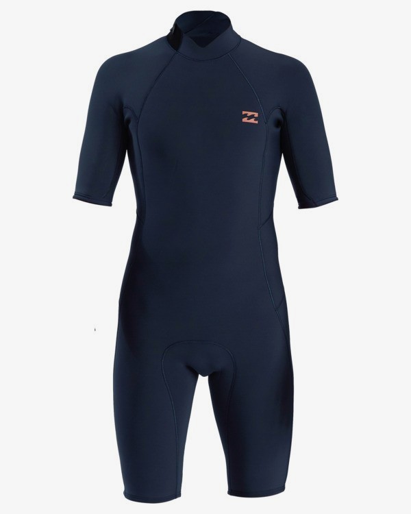 0 2/2mm Absolute - Kurzärmliger Springsuit mit Reißverschluss am Rücken für Männer Bunt W42M72BIP1 Billabong