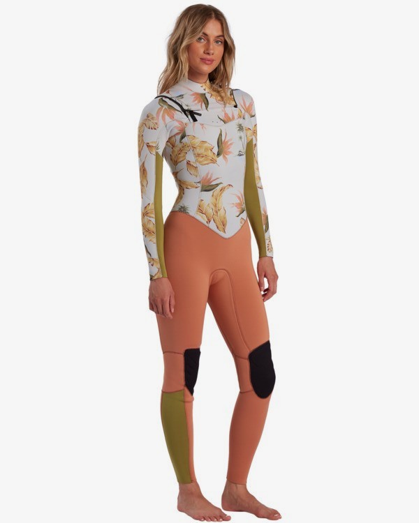 1 Salty Dayz - 3/2mm Chest Zip Wetsuit for Women White W43G50BIP1 Billabong