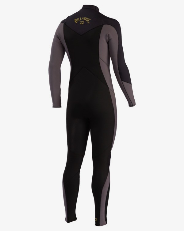 5 Absolute - 3/2mm Chest Zip GBS Wetsuit for Men Black W43M54BIP1 Billabong