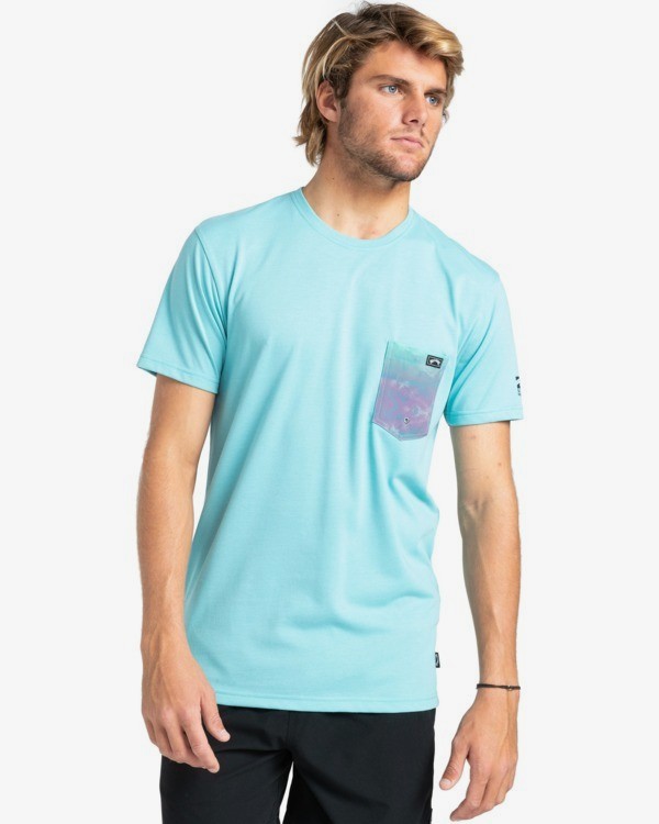 2 Team Pocket - Kurzärmeliges UPF 50 Surf T-Shirt für Männer  W4EQ06BIP1 Billabong