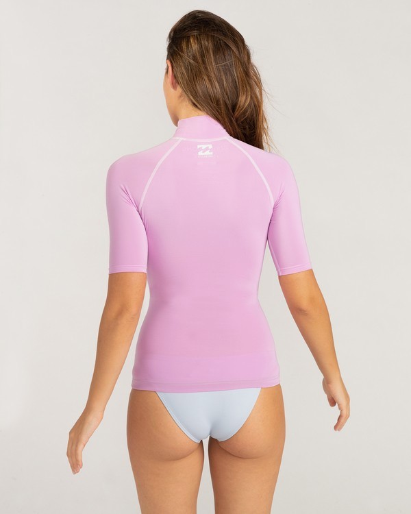 1 Logo - Licra de Manga Corta con Protección Solar UPF 50 para Mujer Azul W4GY51BIP1 Billabong