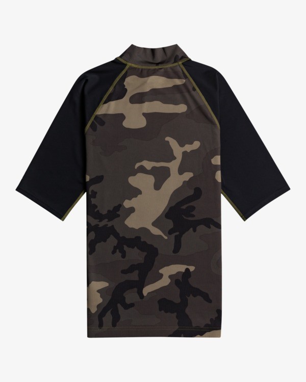 1 Contrast - Kurzärmliger Rashguard mit UPF 50 für Männer Grau W4MY09BIP1 Billabong