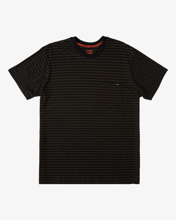 3 Adventure Division El Dorado Hemp Stripe - Camiseta para Hombre Negro X1JE27BIS1 Billabong