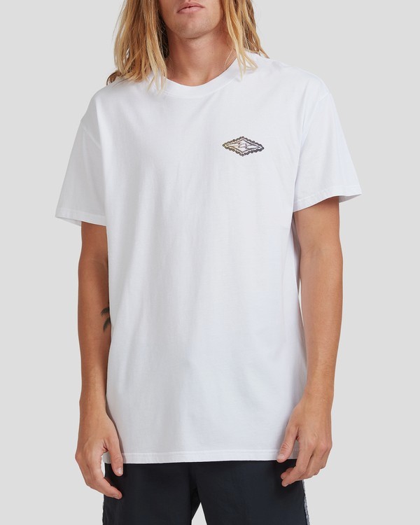 3 Diamond Skies - T-shirt voor Heren White X1SS18BIS1 Billabong