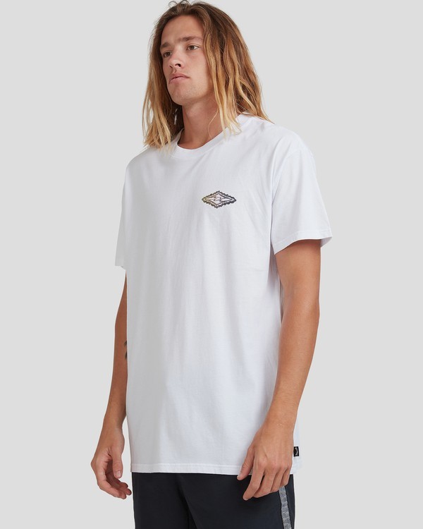 6 Diamond Skies - T-shirt voor Heren White X1SS18BIS1 Billabong