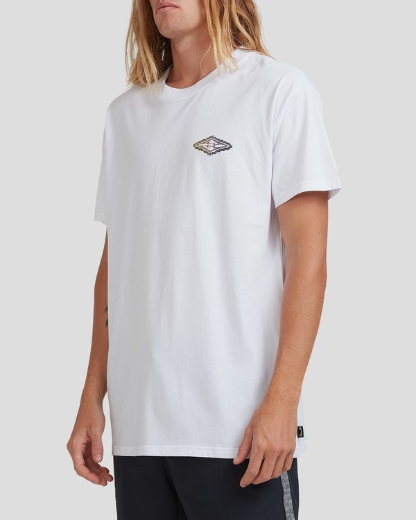 7 Diamond Skies - T-shirt voor Heren White X1SS18BIS1 Billabong