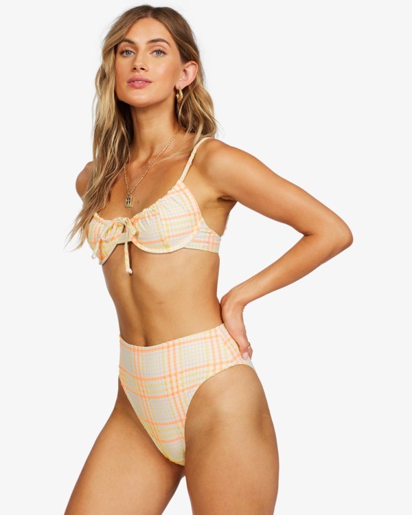2 Pretty In Plaid High Maui - Gerecycled Bikinibroekje voor Dames  X3SB18BIS1 Billabong